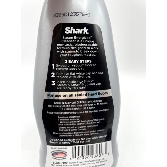 SHARK Steam Energized Cleanser Multi Floor Waterfall Fresh 20 oz Discontinued - Picture 8 of 16